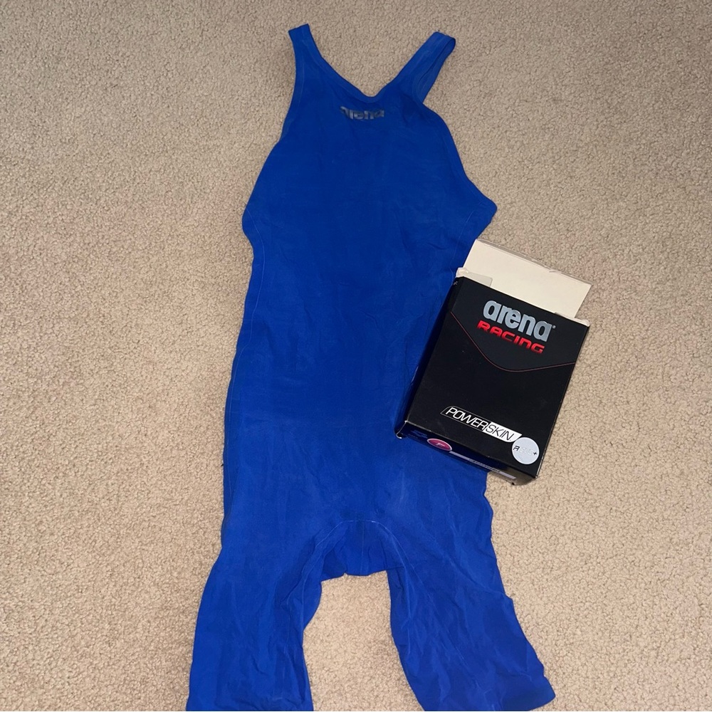 Arena Women's Powerskin R Evo+ Short Leg Swimsuit in Electric Blue - for Racing
